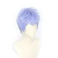 Tokyo Revengers Takashi Mitsuya Cosplay Wig Anime Purple Gradient Short Hair Heat Synthetic Fiber Hair + Free Wig Cap Men. 