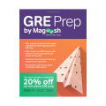 GRE Prep by Magoosh (White Print). 