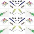 5 In 1 SCREW DRIVERS Multi Function 5 In 1 Precision Screwdriver Set Repair Tool Kit T5 T6 1.2mm 1.5mm 0.8mm Alloy Steel & Titanium Handle For Disassemble Watch Cell Phone Jewelry Computer Laptop.