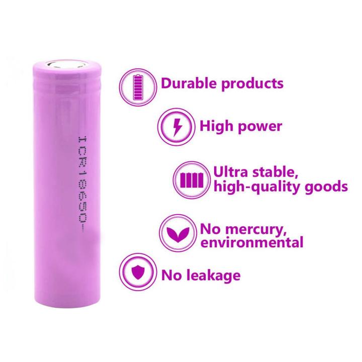 18650 Lithium-ion Power Bank Battery 3.7V 1200mAh 26F Rechargeable Good Quality for DIY Power Bank LED Torch Toys
