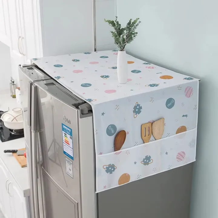 1PCS%20Dust%20Cover%20Refrigerator%20Cover%20with%20Pocket%20Double%20Sided%20Storage%20Hanging%20Bags%20Kitchen%20Fridge%20Cover%20-%20Image%205