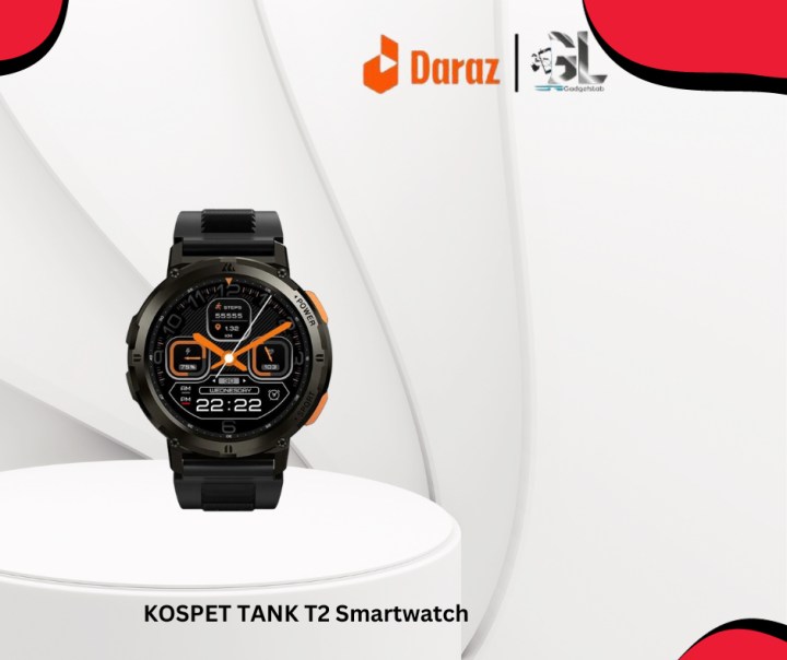 KOSPET TANK T2 Smart Watch  Men Smartwatch