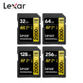 Lexar Professional 2000x SDHC SDXC UHS-II SD Cards Up to 300MB/s Class 10 U3 V90 128GB 64GB 32GB 1080p Full-HD 3D 4K SD Card. 