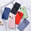 For Xiaomi Redmi Note 7 / Redmi Note 7S / Redmi Note 7 PRO Case Macaron Color Liquid Silicone Shockproof Soft Case For Redmi Note 7 Back Cover - Phone.