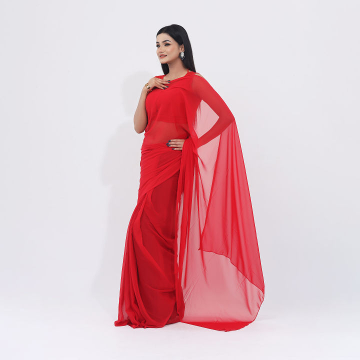 Lightweight%20Georgette%20Saree%20in%20Vibrant%20Red%20Color%20Ideal%20for%20All%20seasons-%20Perfect%20for%20Casual%20Wear%20-%20Embrace%20timeless%20style%20-%20Image%204