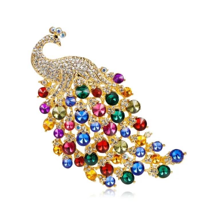 Rhinestones%20Peacock%20Brooches%20for%20Women%7C%7C's%20Luxury%20Clothing%20Accessories%20Elegant%20Banquet%20Wedding%20Jewelry%20Female%20Pin%20-%20Image%206