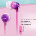 SONY MDR-EX15AP 3.5mm Wired Earbuds In-ear Earphones Hands-free With Mic For xiaomi huawei sony mobile phone. 