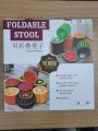 Folding Fruit Fabric Storage Stools. 