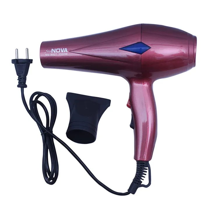 Nova Professional Hair Dryer 3000 Watt With Hot And Cold Air Nv-9007 - Hair Dryer