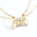 Cayi game machine necklace handle couple necklace a pair of magnet magnets personality men and women Valentine's Day gifts.