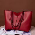 bags new bag fashion simple large capacity tote bag ladies hand-held shoulder tote bag pu women's bag wholesale. 