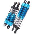 4X Metal Oil Filled Front&Rear Shock Absorber for 1/12 WLtoys 12428 12423 RC Car Crawler Upgrad Part,Blue.