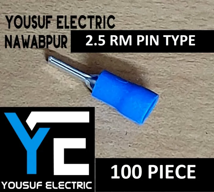 Cable%20Lug%202-2.5%20Rm%20Terminal%20pin%20type%20Lugs%20insulated%20Connector%20Clip%202.5%20Rm%20Copper%20100%20Piece%20Pack%20-%20Image%202