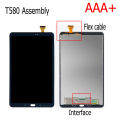 AAA+ 10.1 LCD For Samsung Tab A SM-T580 SM-T585 T580 LCD Display Touch Panel Digitizer Assembly Replacement For T585 Display. 