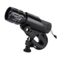 Telescopic Focusing Super Bright Bicycle Headlight / Power torch +  Taillight   Night Ride Bicycle Fixture. 