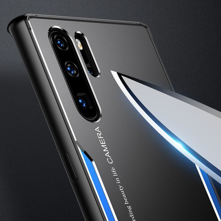 For%20Huawei%20P30%20Pro%20Electroplated%20Metal%20Back%20Panel%20Soft%20TPU%20Bumper%20Double%20Shockproof%20Protective%20Cover%20Compatible%20case%20-%20Image%204