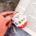 New Trolly Egg KINDER JOY Surprise Soft Silicone Earphone Case For Airpods 1 2 Shockproof Headphone Cover For Airpods Pro Coque.