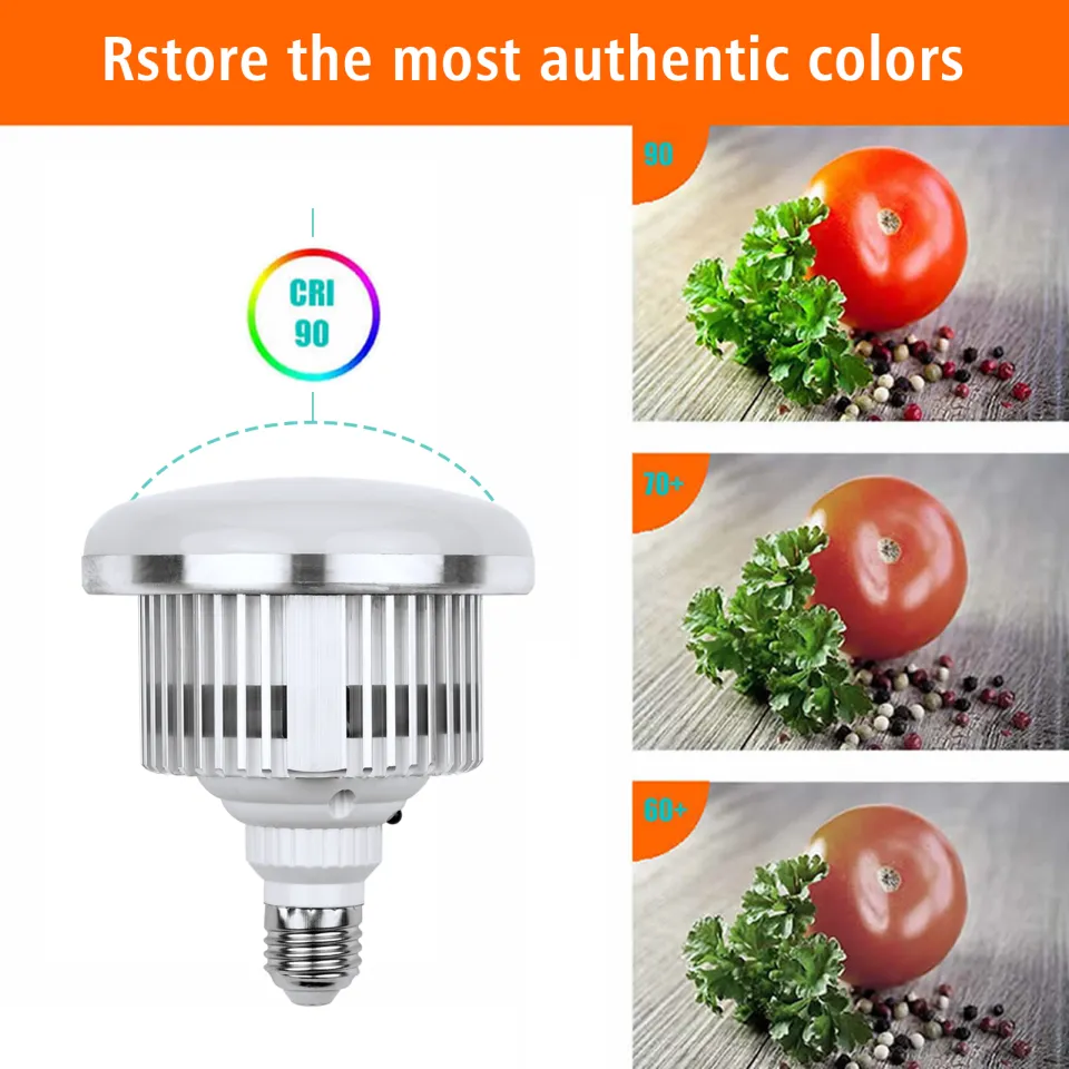85W LED Light Bulb 3000K-6500K Photography Lamp Bulb Energy-saving