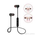 Magnetic music wireless Bluetooth headset with Mic For smart cellphone.