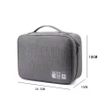 Portable Travel Gadget Cable Mobile Powerbank Organizer Bag Digital Electronic Organizer. 