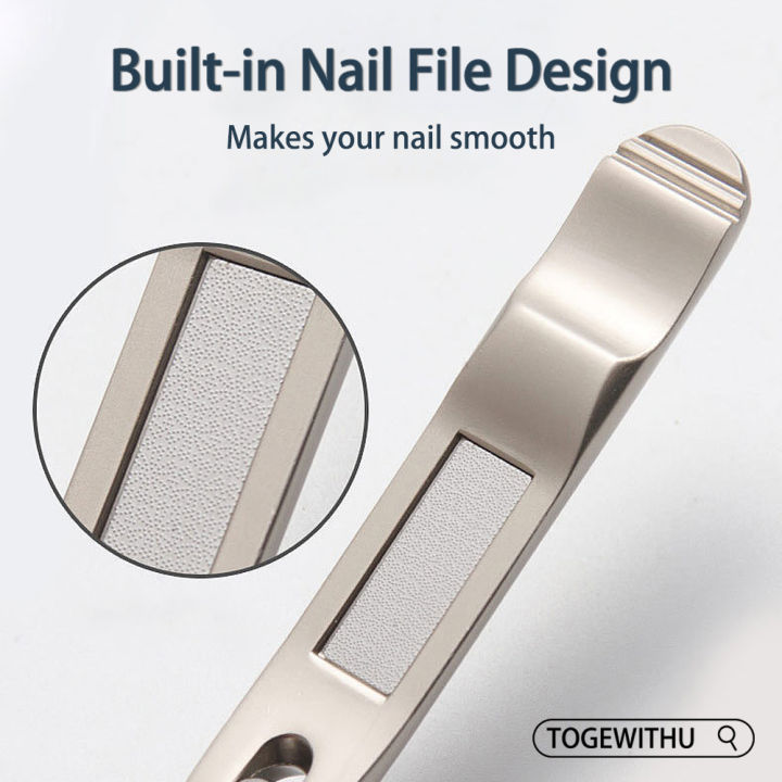 TOGEWITHU%20Nail%20Clippers,%20Anti-splash%20Fingernail%20Toenail%20Cutter%20Manicure%20Tools%20Detachable%20Nail%20Trimmer%20with%20Nail%20File%20-%20Image%209