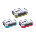 TEDEMEI Stainless Steel Lunch Box, Lunch Solution, Meal and Snacks Packing, 2 Containers Lunch Box-750ml. 