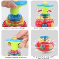 Gyro Toy Colorful Flashing Gyro Music Spinning Toy With Launcher Funny Ejection Toy Smooth for Children Gifts Kids Party Toys. 
