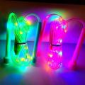 LED Colorful Light Children Skipping Rope Exercise Jumping Game Skipping Rope Home Gym Electronic Luminous Jump Rope. 