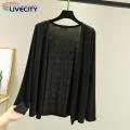 Open Placket Women Coat Women Lightweight Coat.