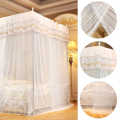 Mosquito Net Luxury Princess Four Corner Post Bed Curtain Canopy Netting Mosquito Net Bedding. 