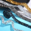 1 Yard 20mm Glitter Rhinestone Chain Tape Trim Resin Crystal Decoration DIY Belt Garment Strass Hotfix Applique Craft. 