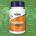 NOW OralBiotic-60 Lozenges. 