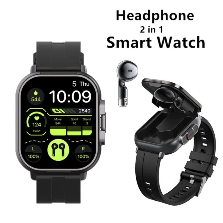 2-in-1%20Watch%20Headset%20Smartwatch%20Earbuds%20Combo%202-in-1%20Watch%20Headset%20Bluetooth%20Earbuds%20Watch%20Wireless%20Headset%20Watch%20Smart%20Earbuds%20Timepiece%20-%20Image%202