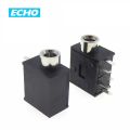 2Pcs- PCB Mount 3.5mm 5Pin Socket PJ325 for Headphone Stereo Jack Audio Video Connector Black. 