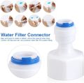2 Piece Premier Quality Water Filtration System 1/2 "to x 3/8" Thread Push Fit Elbow.