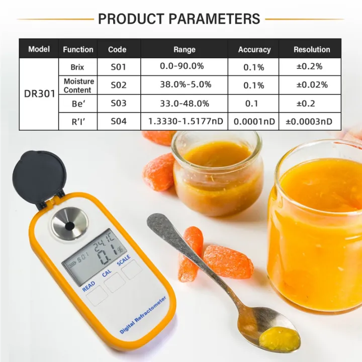Measurement%20Instrument%20DR301%20Portable%20Digital%20Honey%20Refractometer%20Digital%20Refractometer%20-%20Image%205