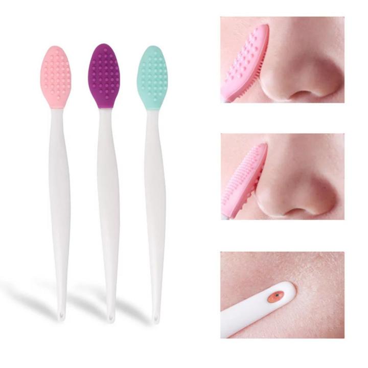 Face Cleansing Brush Effective Nose Exfoliator Blackhead Removal Brush 1pcs