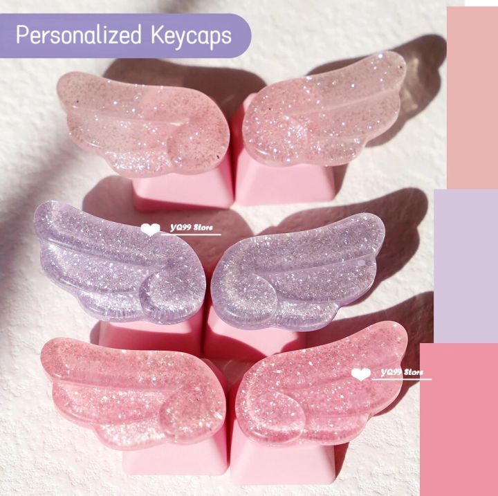 Personalized%20Keycaps%20Wings%20Cute%20Translucent%20Keycaps%20for%20Mechanical%20Keyboard%20R4%20Keys%20PBT%20Color%20Keycaps%20Key%20Caps%20Anime%20-%20Image%205