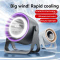 Desk Fans Small Quiet Whole Room Air Circulator Fan for Bedroom Home Office Dark Grey. 