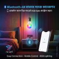 Smart LED Bulb 10W RGB+CCT with App Control, Bluetooth/Tuya Compatible, Dimmable Home Lighting Al-Raj Lighting. 