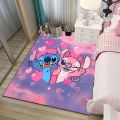 Disney Stitch Pattern Area Rugs for Kids Room Bedroom Living Room Carpet Floor Mat Boys Girls Children Gifts Floor Decorations.