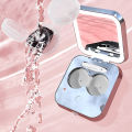 Electronic Ultrasonic Cleaner Gentle Clean Mini Travel-Friendly Contact Lens Washer LED Light Lens Cleaning Machine for. 