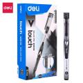 Deli EQ20120 Roller Pen - Black - Pack Of 12 Pcs. 