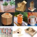Ice Cream Natural Wood Popsicle 400 Pcs Craft Sticks.