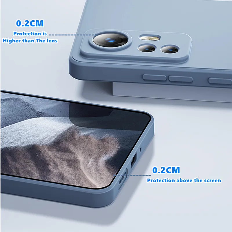 Amazon Mi A3 Liquid Silicone Case Liquid Quicksand Soft Silicone