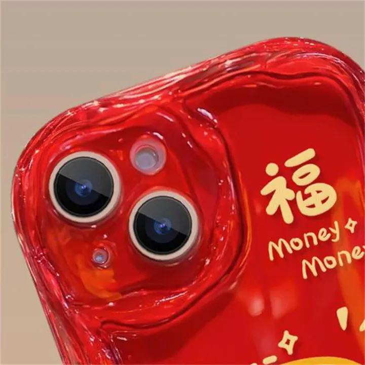 Cute%20Red%20Lucky%20Bag%20Doll%20Bracket%20Cream%20Phone%20Case%20For%20iPhone%2015%20Pro%20Max%2014%20Pro%2013%2011%20With%20Bell%20Bracelet%20New%20Year%20Gift%20Cover%20-%20Image%206
