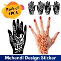 Mehedi Design Sticker for Girls, Womens & Kids - (Pack of 01 Pcs). 