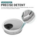 PC computer stainless steel 50 mm diameter Desk grommet cable hole cover.