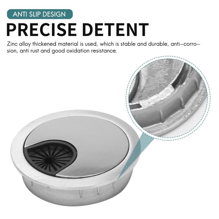 PC%20computer%20stainless%20steel%2050%20mm%20diameter%20Desk%20grommet%20cable%20hole%20cover%20-%20Image%208