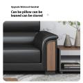 Waiting Room Pu Leather Office Reception Sofa Reception Office Furniture Modern Executive Office Sofa, 3 Seater Sofa for Home & Office Use Comfortable Seating Sofa with High-Density Foam.